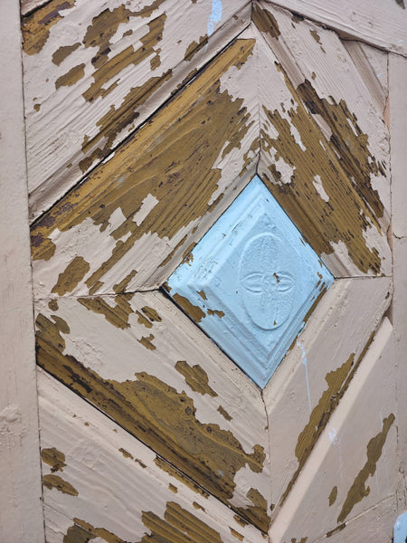 Antique 19th Century French Rustic Large Wooden Barn Chateau Shutters Doors