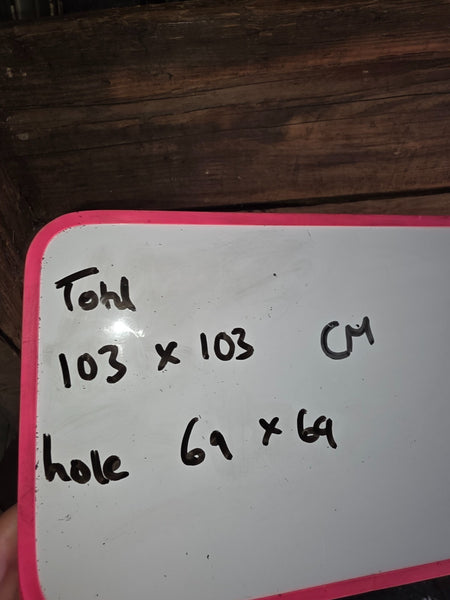 Xl Large Reclaimed Round Porthole Garden Window Mirror Painting Frame