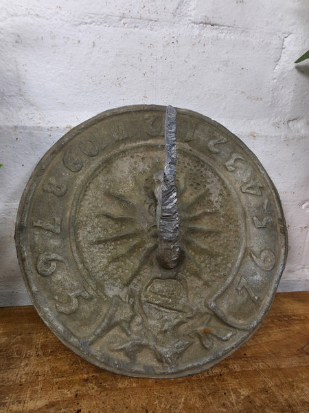 Antique English 19th Century Lead Sundial
