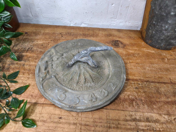 Antique English 19th Century Lead Sundial