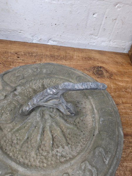 Antique English 19th Century Lead Sundial