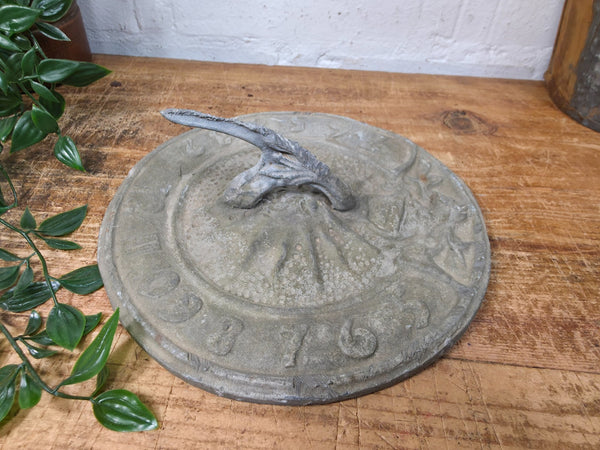 Antique English 19th Century Lead Sundial