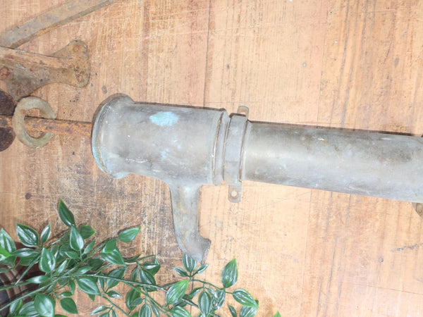 Antique 19th Century French Bronze Well Pump Garden Water Feature