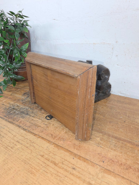 Vintage Rustic Indian Hand Carved Architectural Wall Shelf Plinth