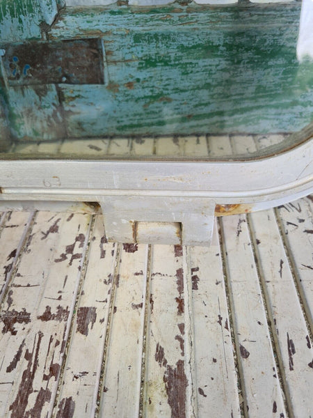 Vintage Retro Japanese Industrial Aluminium Ship Boat Window Mirror frame