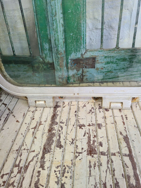 Vintage Retro Japanese Industrial Aluminium Ship Boat Window Mirror frame