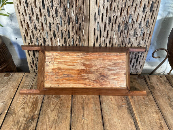 Vintage Reclaimed Hard Wood Dough Trough Trug Fruit Bowl Table Centrepiece
