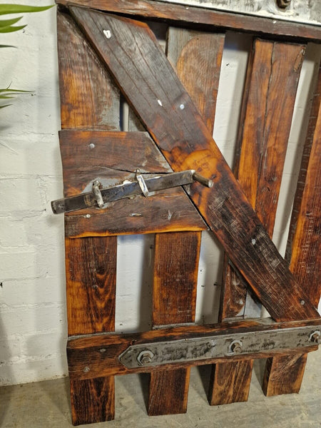 Antique French 19th Century Wooden Farmhouse Barn Cottage Gate Stable Door