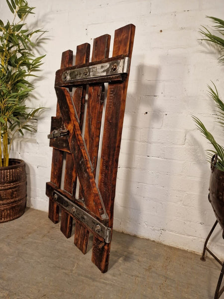 Antique French 19th Century Wooden Farmhouse Barn Cottage Gate Stable Door