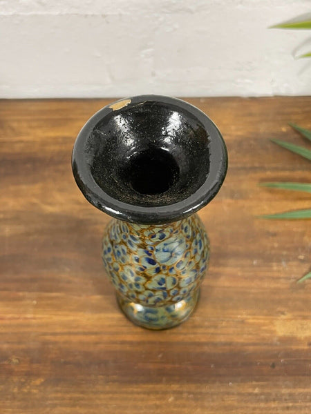 Vintage Hand Painted Kashmir Candle Stick Holder