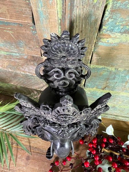 Large Authentic Indian Hand Made Ganesha Wall Hanging Sculpture Statue Ornament
