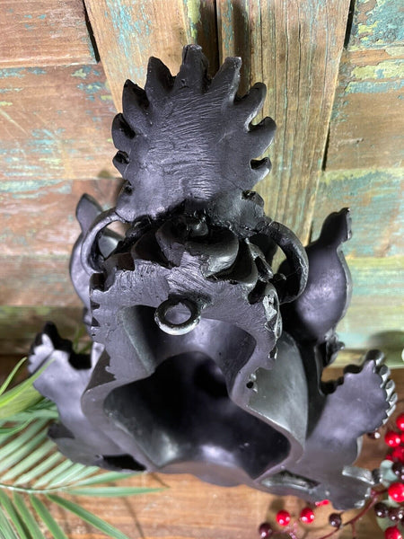 Large Authentic Indian Hand Made Ganesha Wall Hanging Sculpture Statue Ornament