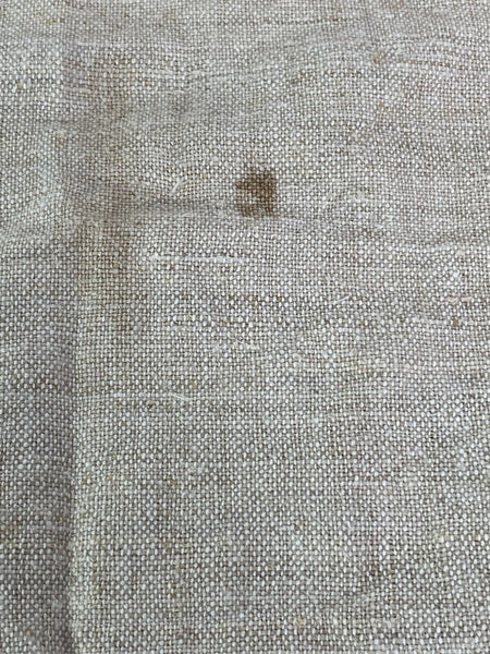 Large Vintage Antique French Hungarian Hemp Linen Table Cloth Upholstery Fabric