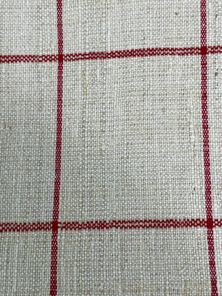 Large Vintage Antique French Hungarian Hemp Linen Table Cloth Upholstery Fabric