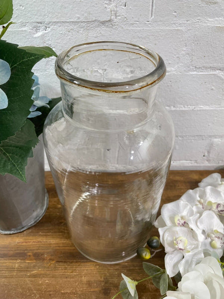 Vintage French Large Hand Blown Glass Pickling Preserving Sweets Jar Vase