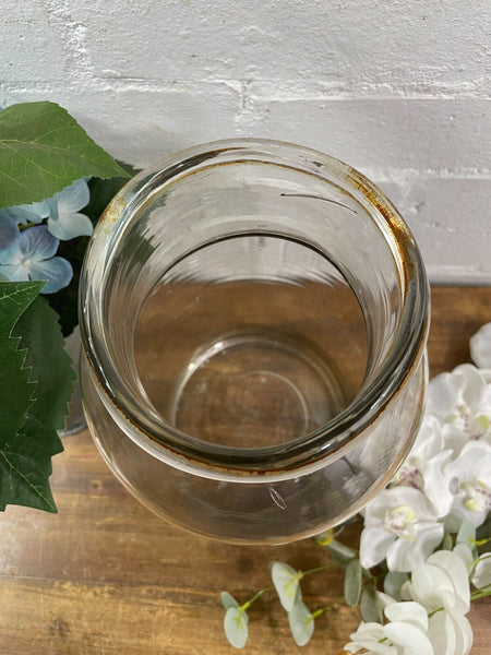 Vintage French Large Hand Blown Glass Pickling Preserving Sweets Jar Vase
