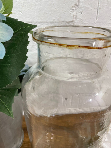Vintage French Large Hand Blown Glass Pickling Preserving Sweets Jar Vase