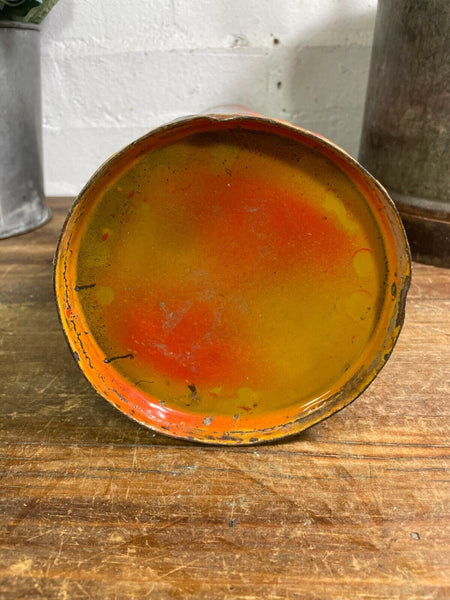 Large Vintage Hungarian Retro Mid Century Enamel Vase