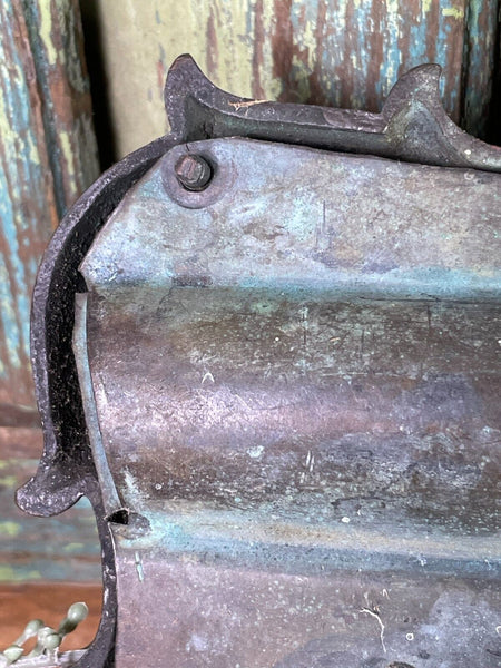 Antique French Rococo Heavy Bronze Ink Well