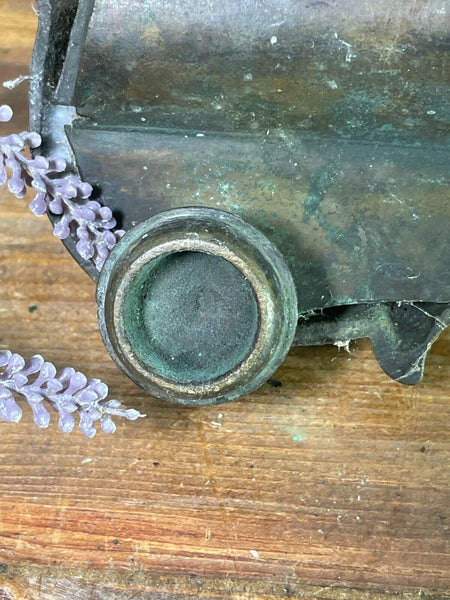 Antique French Rococo Heavy Bronze Ink Well