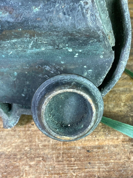 Antique French Rococo Heavy Bronze Ink Well