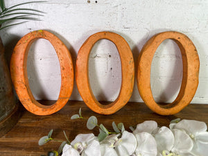 Letter O Vintage Reclaimed Wooden Wall Letters