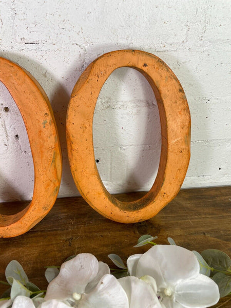 Letter O Vintage Reclaimed Wooden Wall Letters