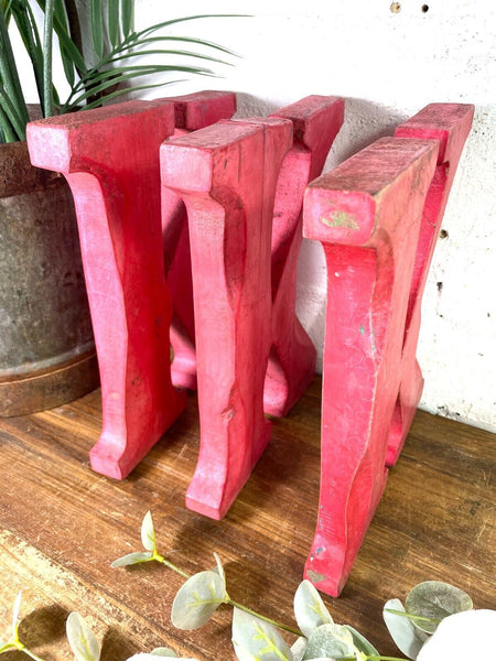 Letter  K Vintage Reclaimed Wooden Wall Letters