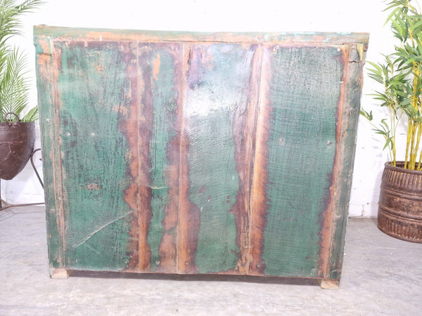 Large Vintage Indian Kitchen Island Sideboard Console Table Drinks Tv Cabinet