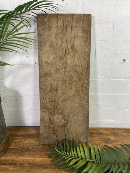 Vintage Antique Rustic French Herb Cutting Chopping Block Board Peel