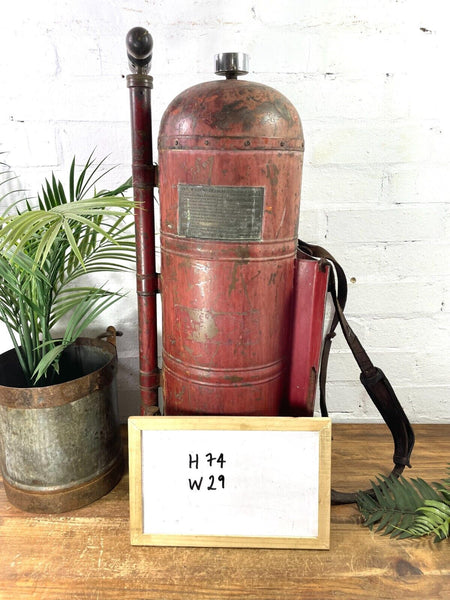 Vintage Antique Large French Rustic Copper Backpack Vineyard Weed Sprayer
