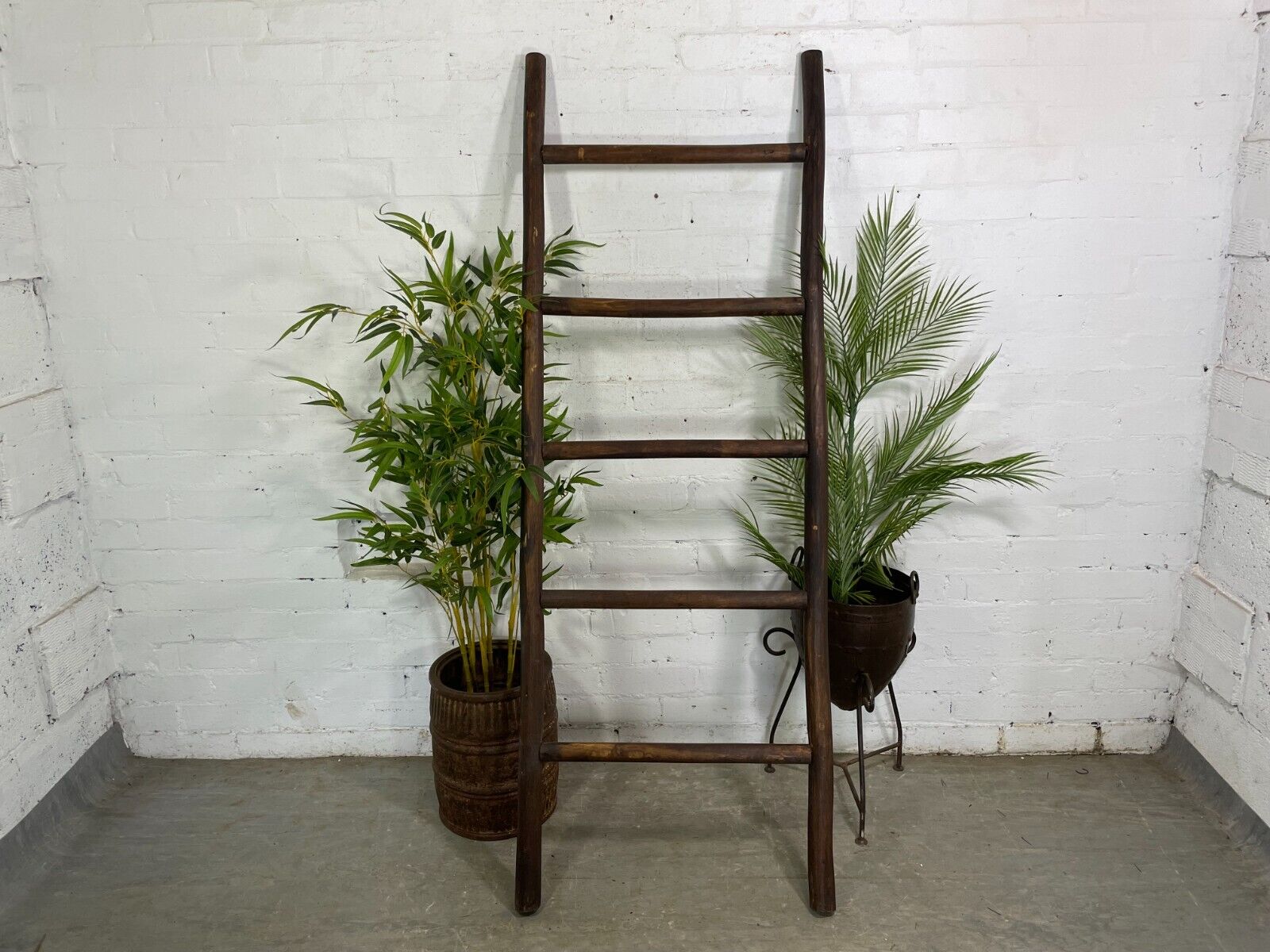 Vintage Reclaimed Solid Wooden Display Ladders Wedding Decoration