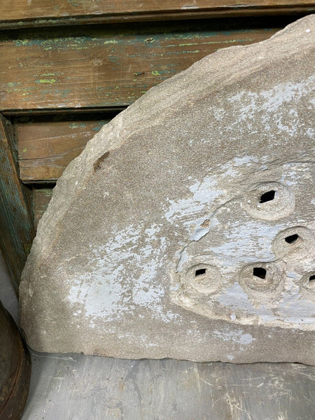 Antique Indian Hand Carved Stone Jhali Ventilation Window Home Garden Decor