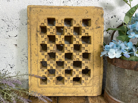 Antique Indian Hand Carved Stone Jhali Ventilation Window Home Garden Decor