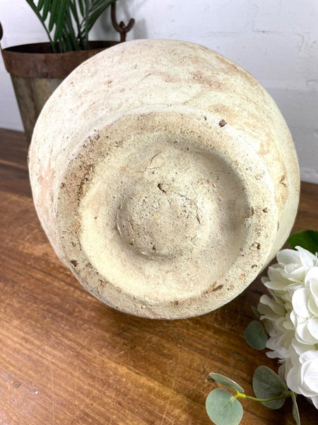Modern Rustic Hand Made Moroccan Tamegroute Artisan Pottery Vase Urn Sculpture