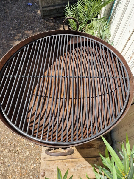 Very Large Antique Original Indian Kadai Fire Pit BBQ Drinks Ice Cooler Planter