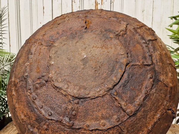 Very Large Antique Original Indian Kadai Fire Pit BBQ Drinks Ice Cooler Planter