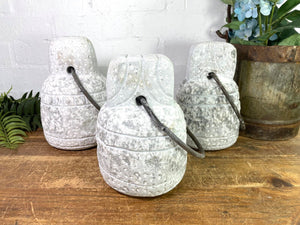 Rustic Reclaimed Solid Stone Indian Vagator Tent Marquee Weight Door Stop
