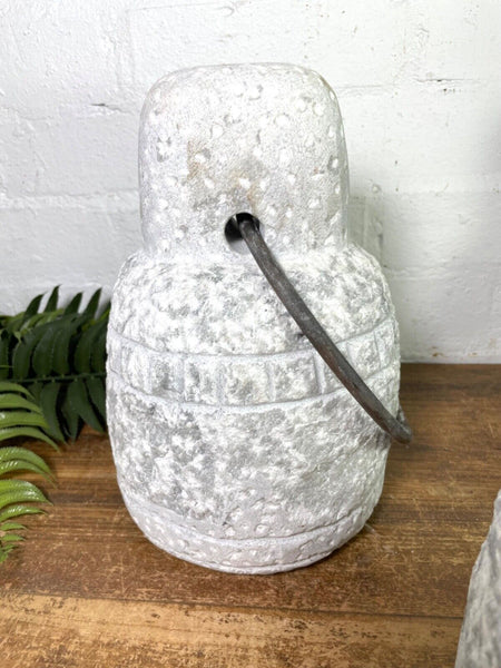 Rustic Reclaimed Solid Stone Indian Vagator Tent Marquee Weight Door Stop