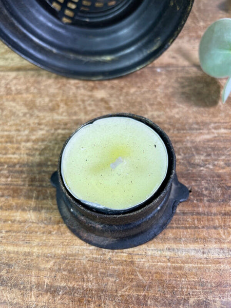Rustic Reclaimed Vintage Style Hanging Candle Tealight Holder Lantern Lamp