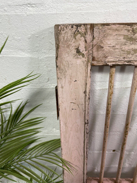 Old Pair Vintage Reclaimed Indian Wooden Iron Saloon Doors Shutters Garden Gates