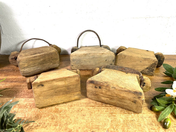 Vintage Indian Rustic Wabi Sabi Hand Carved Teak Wooden Oil Lantern Container