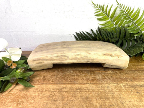 Vintage Rustic Small Solid Wooden Chopping Block Serving Cheese Nibbles Board