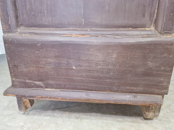 Large Vintage Indian Freestanding Kitchen Linen Cabinet Pot Cupboard Wardrobe