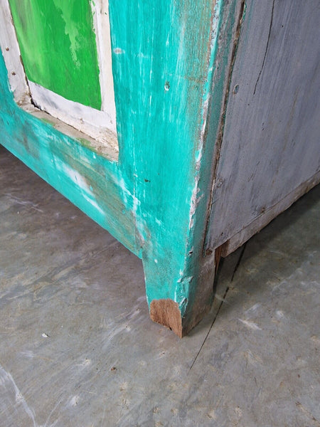 Vintage Reclaimed Indian Wooden Sideboard Tv Drinks Kitchen Cabinet Cupboard