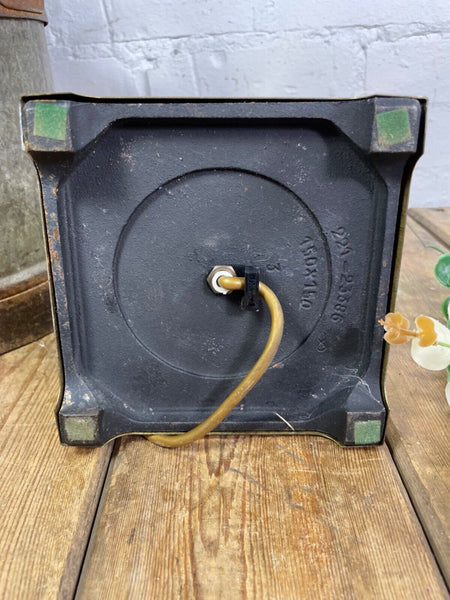 Vintage Brass Desk Table Bedside Column Lamp