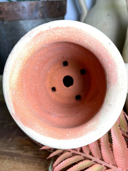 Rustic Mediterranean Terracotta Roman Bottle Amphora Olive Jar Planter Pot Vase