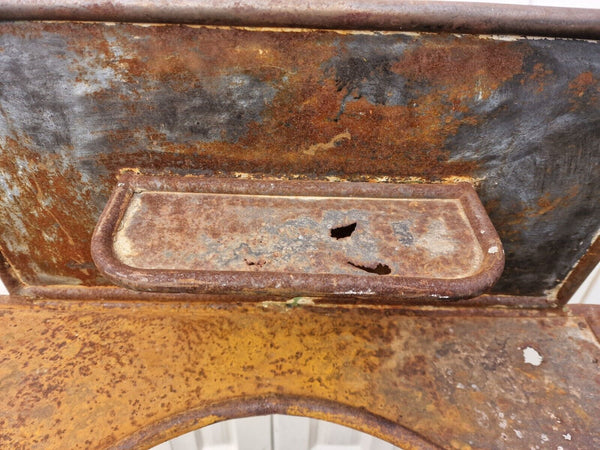 Vintage French Rustic Metal Wash Stand Basin Sink Home Garden Decor Planter