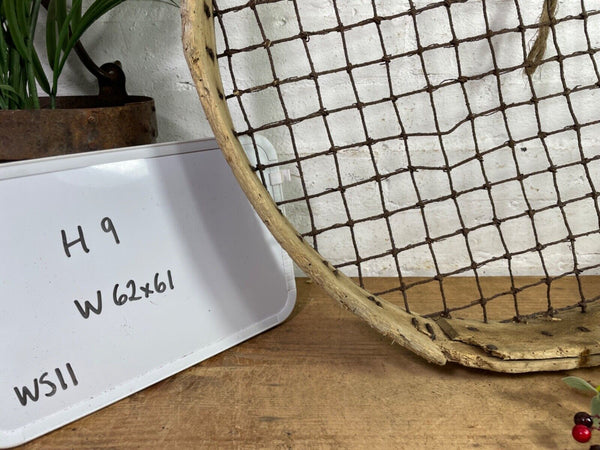 Vintage Rustic Bentwood Agricultural Garden Potato Sieve Riddle Wall Decor