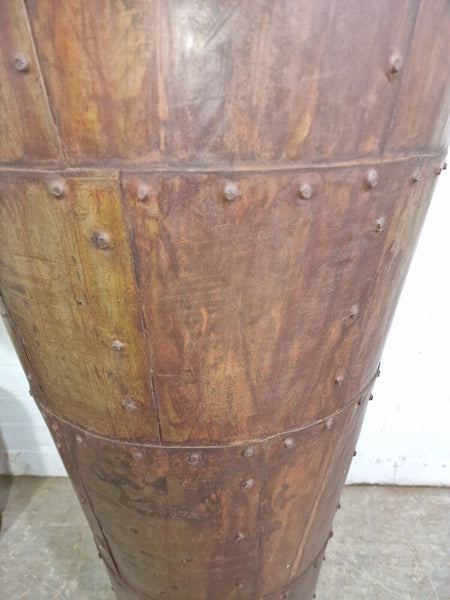 Large 4ft Reclaimed Recycled Metal Alibaba Urn Pot Vase Wedding Display Prop